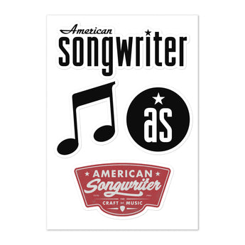American Songwriter Sticker Sheet