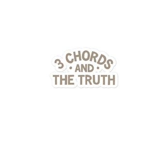 Three Chords And The Truth Sticker