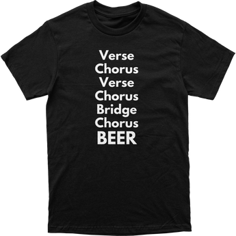Verse Chorus Bridge Beer Tee