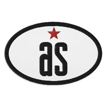 Embroidered AS Logo Patch